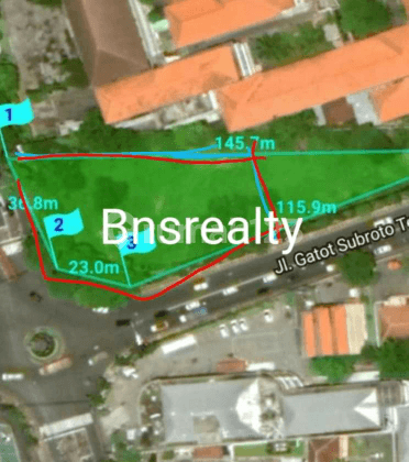 Tanah Lokasi Gatot Subroto Barat Tanah Lokasi Gatot Subroto Barat