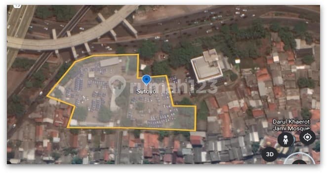 For Rent Lahan Sutoyo Zona Komersil