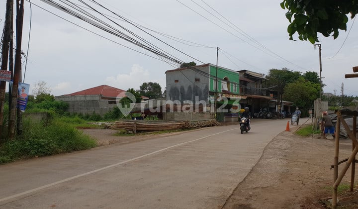 Tanah Pinggir Jalan Raya lokasi strategis di Cibubur