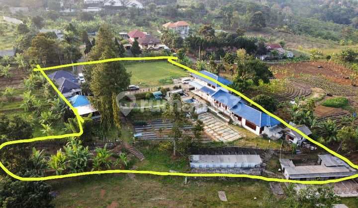 TANAH TRAWAS luas 6020m2 view gunung