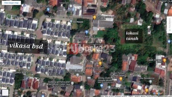 Jual Tanah Dekat Pintu Tol Jl Al Hikmah Ciater Bsd Tangsel