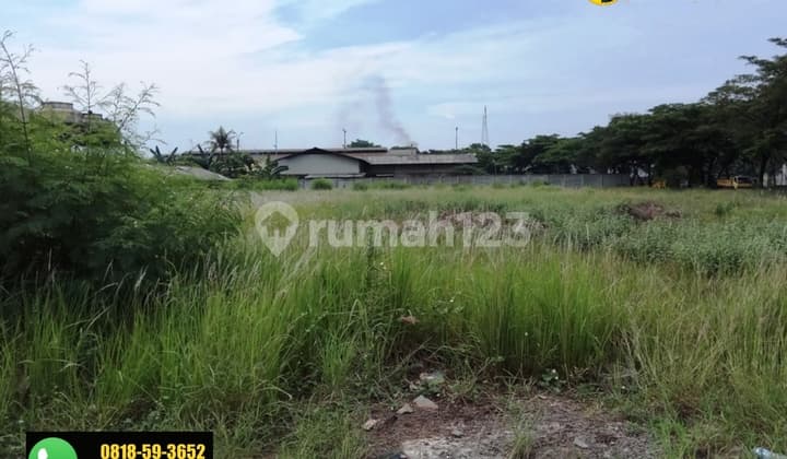 tanah di bekasi di jalan utama di ponegoro tambun bekasi