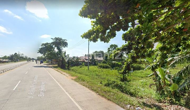 tanah pinggir jalan lintas Rimbo panjang, Kampar..
