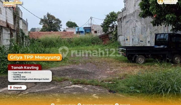 Tanah Kavling di Griya Taman Tiga Putra. Limo, Cinere, Depok.
