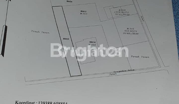 TANAH TULUNGAGUNG AKSES PAVING MOBIL MASUK SIAP BANGUN