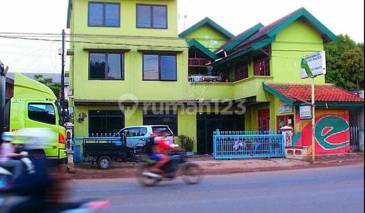 Tanah Beserta Bangunan Bekas Klinik Di Jalan Raya Serang Cikupa