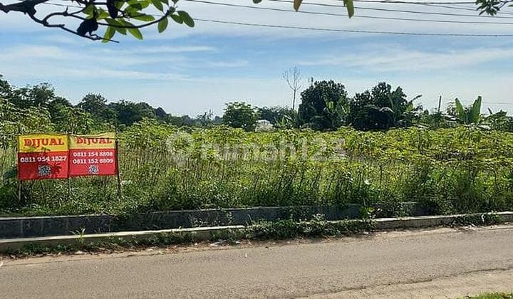 Tanah kavling Di cocok buat cluster di jalan utama guru muchtar