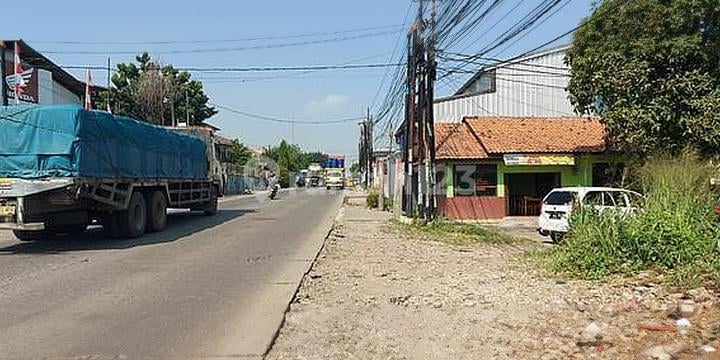 Tanah murah harga miring di pinggir jalan raya gunung putri