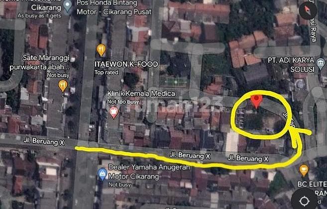 Dijual kavling Serta Indah Jalan Tapir 7 di Cikarang Pusat