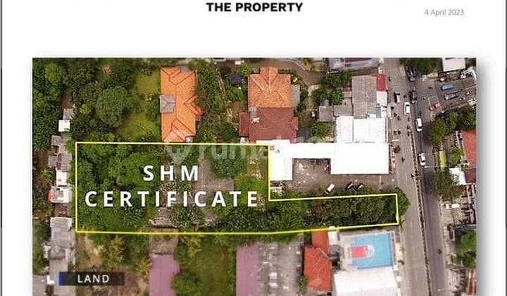 Dijual Tanah / Gedung Komersial Siap Huni Pinggir Jalan Besar