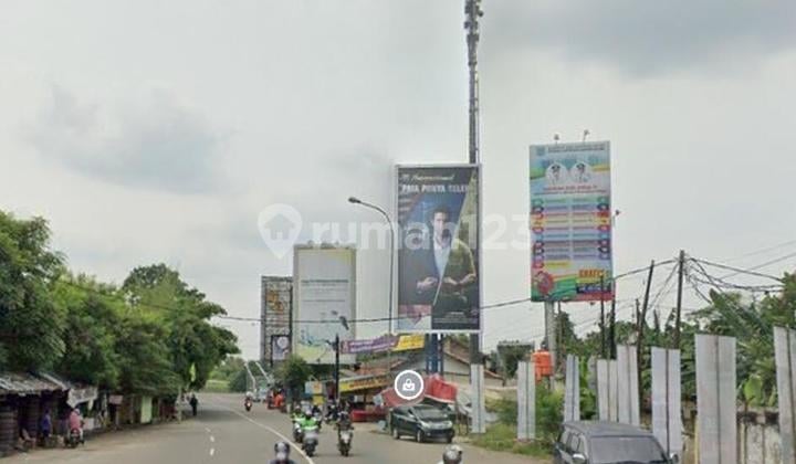 tanah di pinggir jalan raya Tegal Rotan