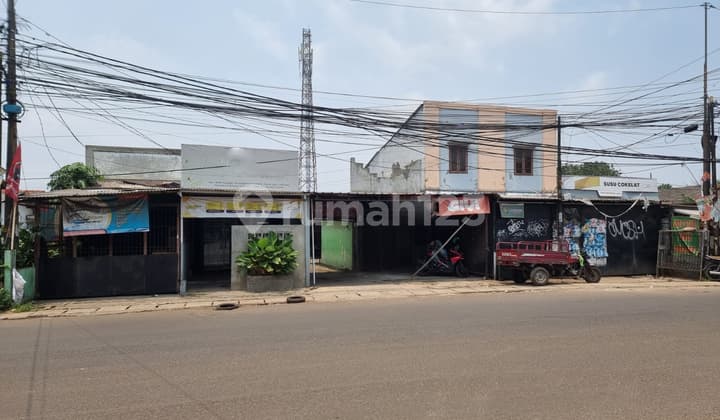 Kontrakan dan Ruko Lokasi Strategis Pinggir Jalan Raya @Serua Indah