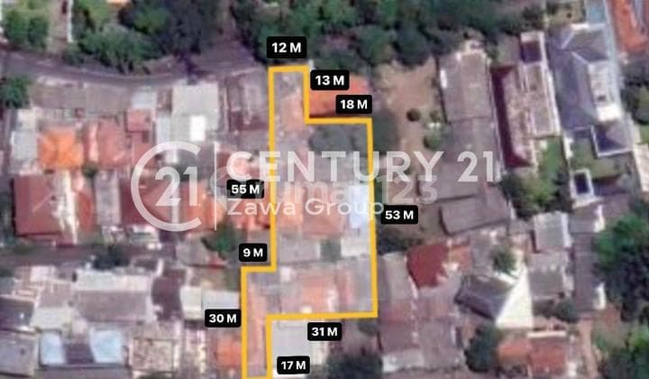 Kavling Ada Bangunan Tua Di Permata Hijau