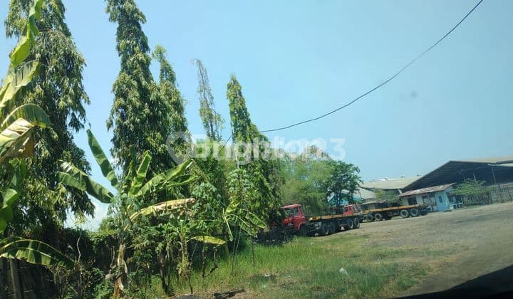 tanah siap bangun gudang lokasi sangat strategis dan komersial