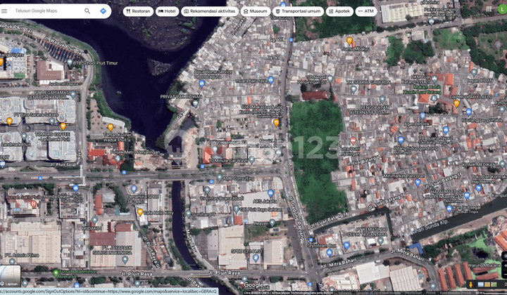 Tanah Kavling 2Ha di Pluit 21 juta/m2 Lokasi Strategis dekat Pintu Toll