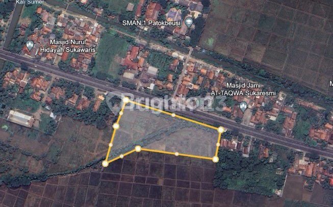 TANAH DEPAN PERSIS KECAMATAN DAN POLSEK, LD 200M2