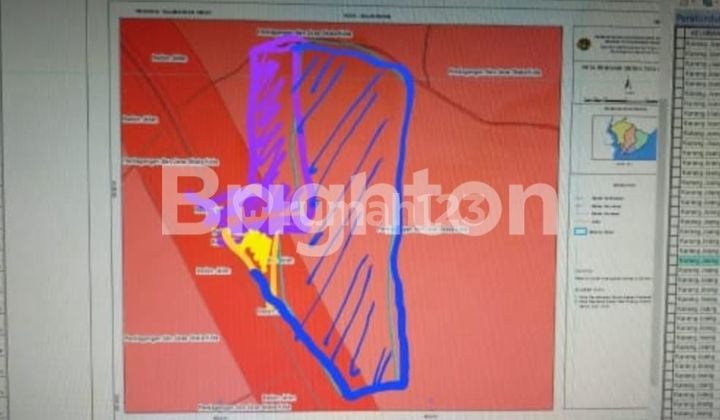 Industrial Area Balang Island KM13 Balikpapan Land Certificate 4 Hectares Near Port 019JT