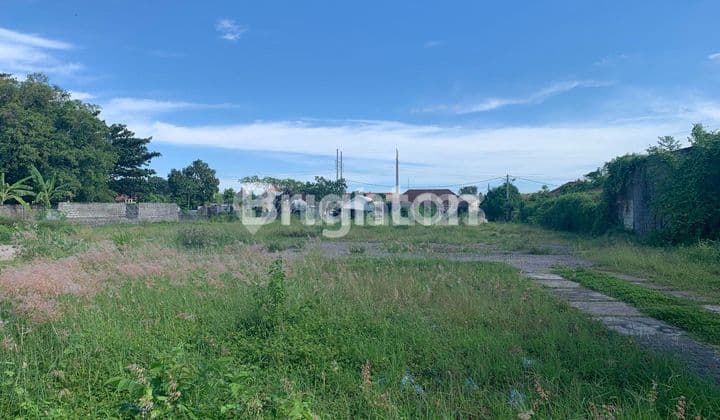 Tanah Datar Dekat Mall Bali Galeria di Jalan Utama di Bypass Ngurah Rai Bali