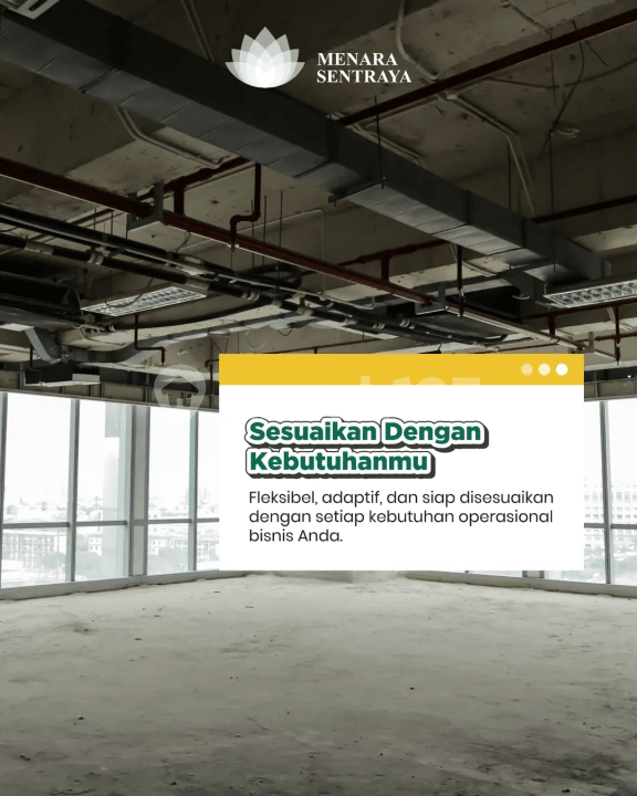 Sewa Office Luas 162 di Sentraya Blok M Kebayoran Baru Jakarta Selatan