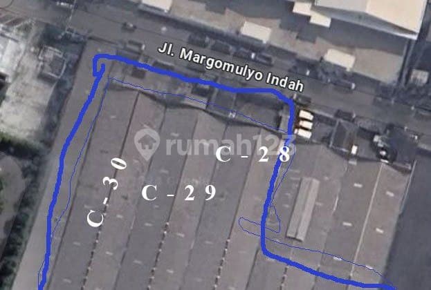 Need Quick Sale Ex-Factory Warehouse in Margomulyo Warehouse Area Near Toll Exit