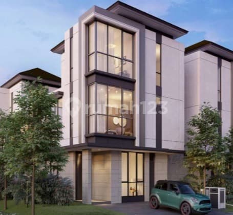 Hoek House 3 Floors 188M Type 4 Bedrooms Cluster Sentarum Asya Jgc Jakarta Garden City