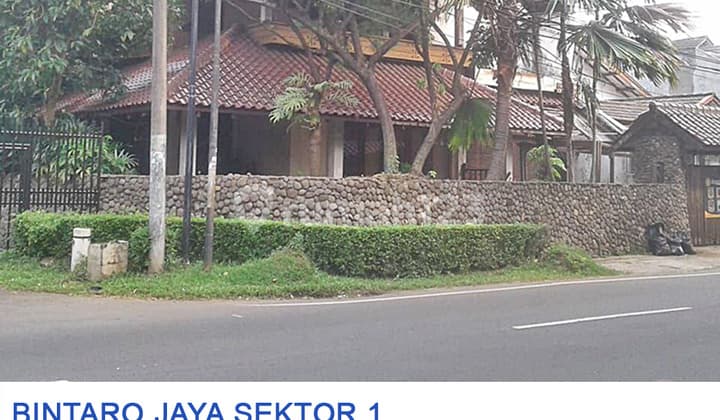 Hampir Njop Rumah Hitung Tanah di Bintaro Jaya Sektor 1 Jaksel