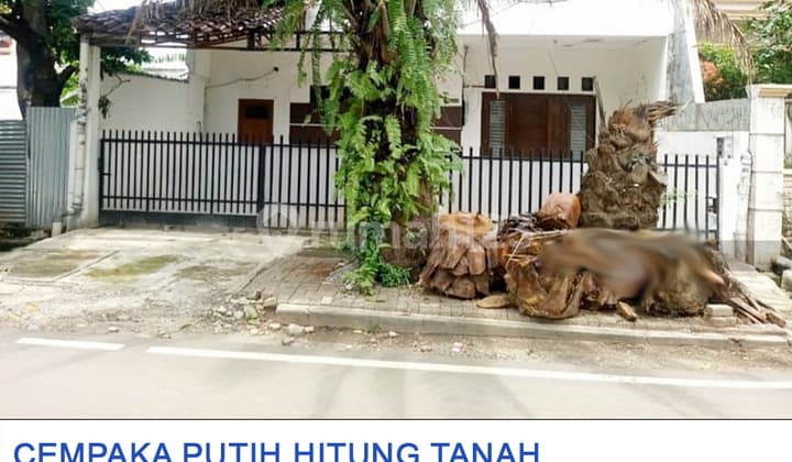 Dijual Rumah Hitung Tanah di Jl. Cempaka Putih Tengah, Jakpus