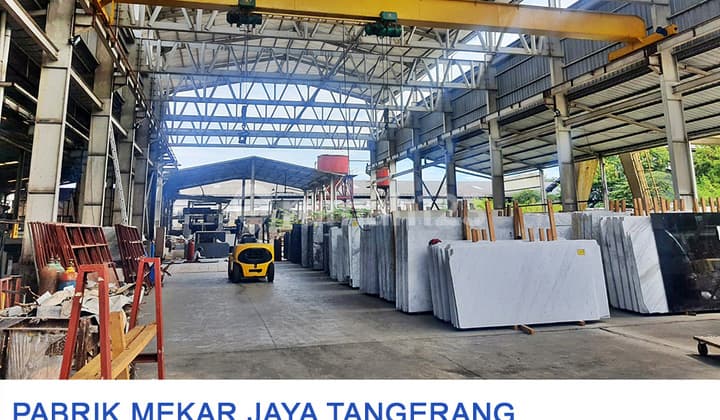 Pabrik di Kawasan Industri Mekar Jaya Akong Sepatan, Tangerang