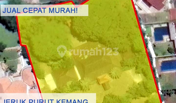 Tanah Dijual Termurah di Jl. Jeruk Purut, Ampera Kemang, Jaksel