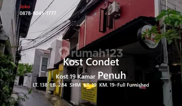 Boarding House 19 Rooms FULL Revenue 25M/Month in Condet, East Jakarta