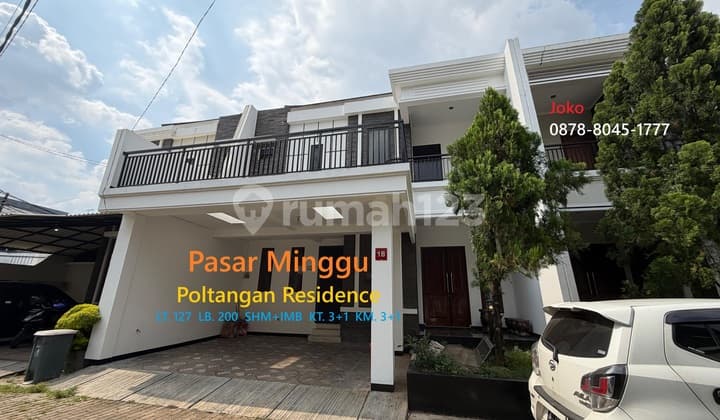 Beautiful House 2 Floors in Poltangan Cluster, Pasar Minggu, South Jakarta