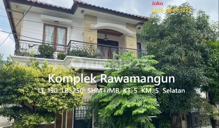 Rumah Mewah Dlm Komplek Area Jl. Pemuda, Rawamangun, Pulogadung