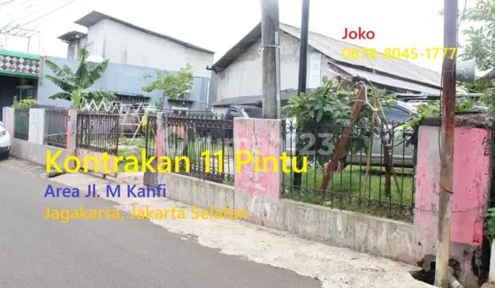 Kontrakan 11 Pintu HITUNG TANAH area Jl. Kahfi, Ciganjur, Jagakarsa