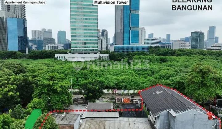 Rumah Hitung Tanah dkt Gedung Bertingkat area Kuningan, Jaksel