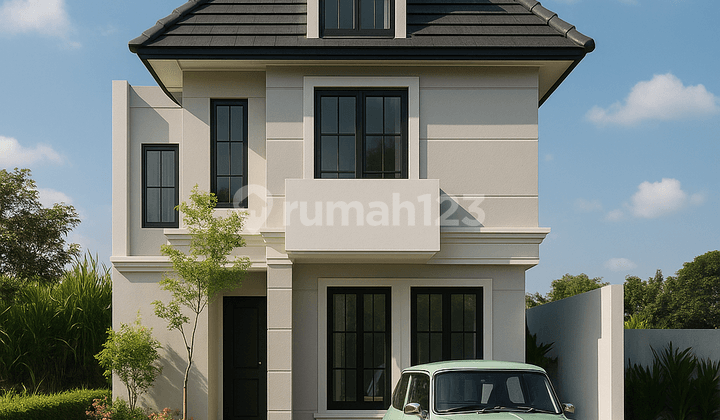 Rumah 2 Lantai Mewah, Desain Timeless & Lingkungan Eksklusif Dekat Pusat Kota