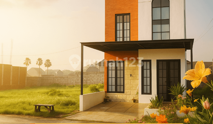 Rumah Premium 2 Lantai di Kota Malang - Cluster Satu Deret, Privasi Tinggi & View Pegunungan