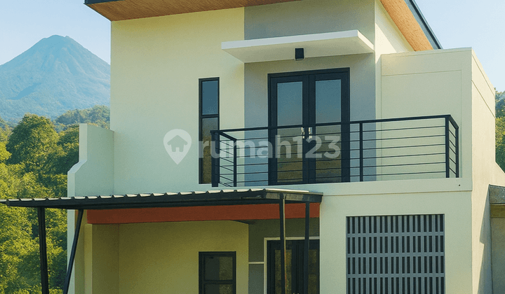 Rumah 2 Lantai Modern Minimalis Kota Malang. Free Ppn, Ajb, Pagar & Kanopi. Lokasi Nyaman & Aman Untuk Keluarga.