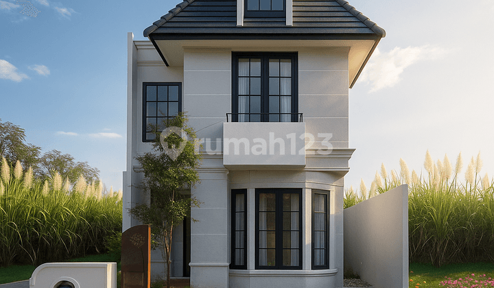 Rumah 2 Lantai Desain Modern Eropa, Tampil Mewah & Fungsional Di Kawasan Strategis Malang