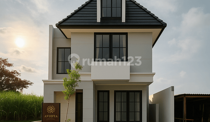 Konsep Rumah 2 Lantai Modern Klasik, Desain Elegan Dan Berkarakter Di Kota Malang