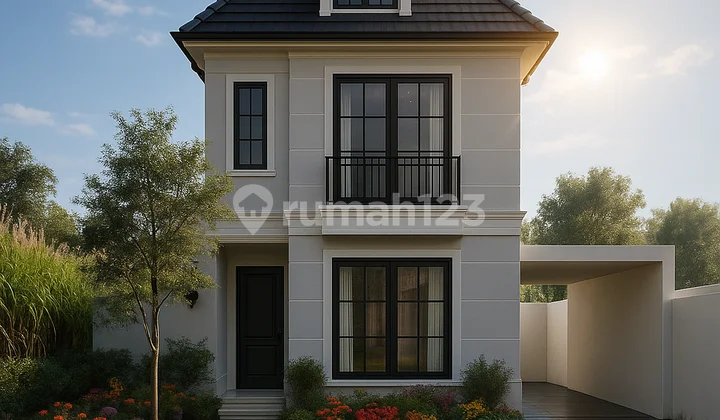 Rumah 2 Lantai Desain Elegan, Fasad Mewah & Akses Dekat Pusat Kota Malang!