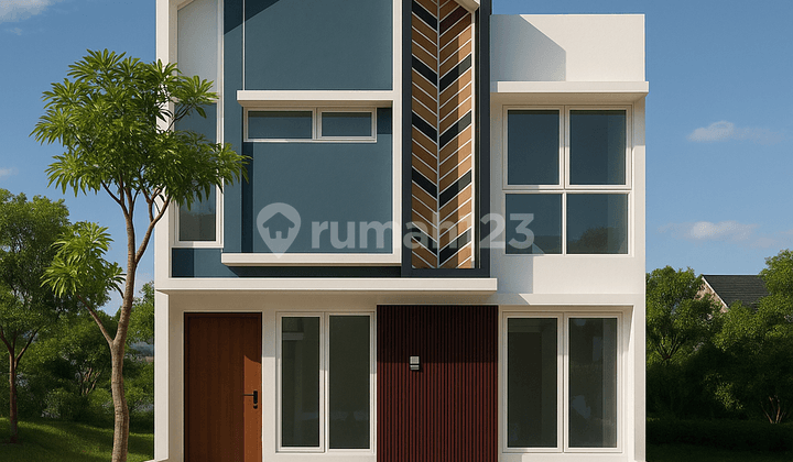 Rumah 2 Lantai Desain Elegan Di Jl. Mayjend Sungkono Malang - Free Semua Biaya Dan Angsuran 2 Tahun