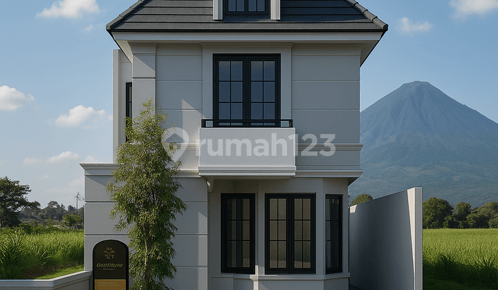 Rumah 2 Lantai Bergaya Eropa Modern, Desain Elegan & Lokasi Strategis Di Kota Malang!