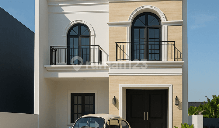 Hunian American Modern Full Interior di Kawasan Elite Merjosari