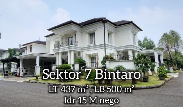 Rumah Mewah Menteng Posisi Hook Siap Huni