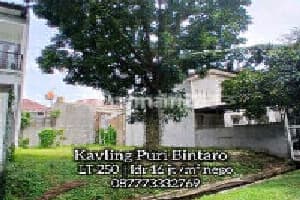 Kavling 250.m2 Puri Bintaro Siang Bangun Murah Deal 15.jt /m2 Tanah