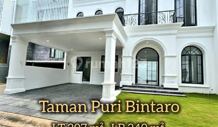 Nice New American House in Front of Park, Bintaro Sector