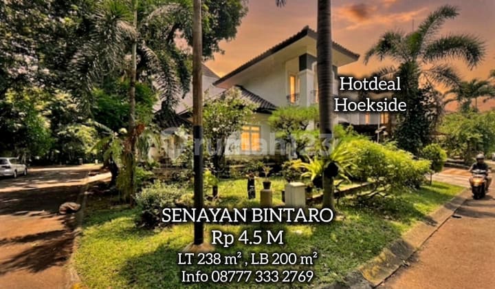 House in Senayan Bintaro Cluster, Investor Price, Strategic Location