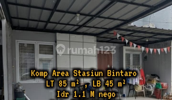 Jual Cepat Rumah Dekat Stasiun Jurang Mangu Bintaro dan Kampus Upj