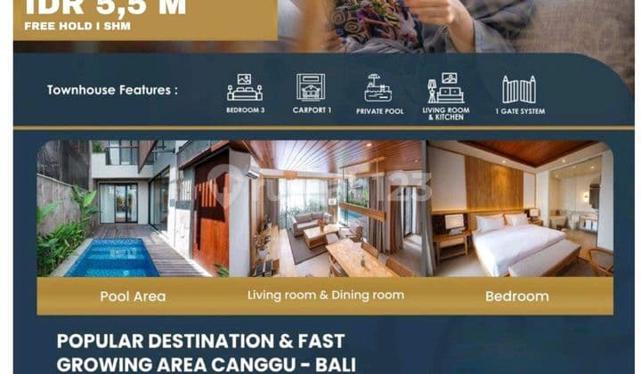 Exclusive Villa 3 Bedroom Fully Furnished | Teratai Royal Townhouse
