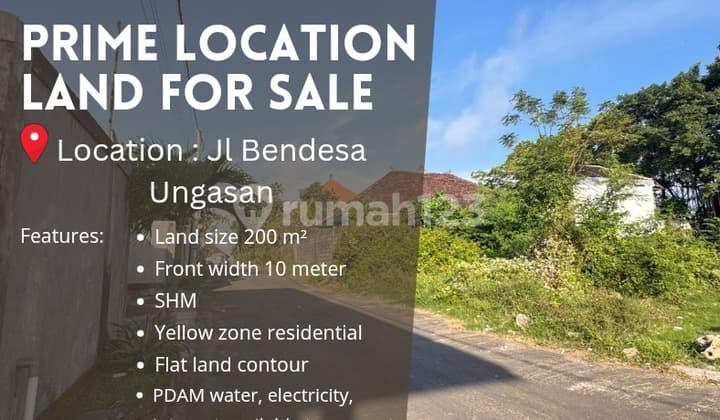 Last Plot Land For Sale Prime Location Near Pecatu Graha Entrance